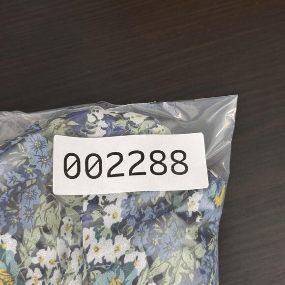 ASTR The Label Top Womens Small Floral Ruched Crop Boho Cottagecore Blouse S - Picture 11 of 11